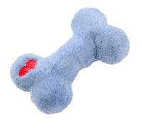 Juguete masticable de peluche para cachorros - Juguete de peluche para perros, juguete de masticar de peluche para perros con forma de hueso para mascotas | Juguete interactivo resistente a la