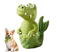 Juguete masticable interactivo para cachorros - Látex Flexible Durable de 110 G, Gator cautivador de Sonido, Herramienta De Estimulación Mental | Ejercicios en casa Aventuras Activas Actividad Física