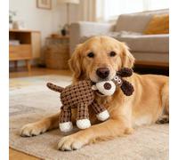 Juguete masticable interactivo para perros, ideal para masticadores, perros pequeños, medianos y grandes, y amantes de la búsqueda, cachorro (marrón)