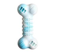 Juguete masticable para cachorros, cepillo de dientes molar para perros, perros de hueso, juguete interactivo de broma en forma de hueso, limpieza de dientes de cachorro, masticable de goma para el