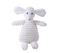 Juguete masticable para cachorros para la dentición, juguete de peluche para perros | Juguete mordedor para perros - Juguete interactivo para perros, oveja de peluche para dentición y entretenimiento,