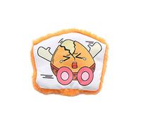 Juguete masticable para dentición resistente a mordeduras para mascotas, mantiene al gatito ocupado para morder con sonajero, juguete interactivo con tema vegetal para aburrido