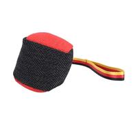 Juguete Masticable para Entrenamiento de Perros, Interactivo, Resistente a Desgarros, para Rechinar y Hacer Ejercicio con Dientes Sanos, Fibra de Algodón, 1 Unidad (Negro+Rojo)
