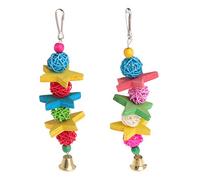 Juguete masticable para pájaros, bola de ratas para chinchillas, cobayas, ardillas, cuidado de Timoteo, mejora la salud, juguetes de loro, gris africano, loros pequeños, pájaros grandes, guacamayos