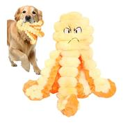 Juguete masticable para perro, juguete de peluche resistente al desgarro, con forma de pulpo, juguete masticable para dientes de cachorro, para interiores, hogar, parque, caminar, césped, jardín