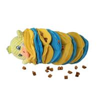 Juguete masticable para perros, almohada masticable de felpa en forma de pato, bola de olfateo de apoyo emocional interactivo, juguete irrompible de alimentación lenta, rompecabezas de enriquecimiento