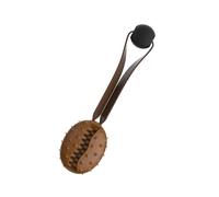 Juguete masticable para perros en forma de frijol, limpieza de dientes, cuerda de nudo, alimentador interactivo, alimentación lenta, goma de goma, dentición, masticar, hueso para perros