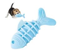 Juguete masticable para perros, juguete para masticar perros con forma de pez, juguete interactivo de silicona para masticar para mascotas en casa, viajes en el jardín cuando se aburre