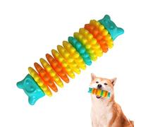 Juguete masticable para perros, juguetes masticables resistentes a las mordeduras, juguete para perros con forma de oruga, alimentador lento, palo de masticar para perros, flexible, suministros de