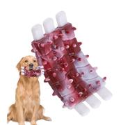 Juguete masticable para perros, juguetes masticadores agresivos para masticar | Juguetes interactivos para perros con forma de hueso Juguetes para la dentición del perro | Divertidos juguetes para