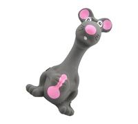 Juguete masticable para ratones - Juguete chirriante para perros de látex, mordedor de goma flexible, divertido ratón de ruido, juguete suave y duradero para cachorros, pequeños y medianos