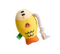 Juguete masticable relleno para perros | Juguete chirriante para perros | Juguete de peluche con sonido de , juguete masticable suave, juguete con dientes sanos, juguete para perros resistente al