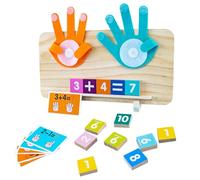 Juguete matemático para contar los dedos | Dedo Counting Board Math Learning Toy para Todo-Pequeño, Material de aprendizaje de matemáticas en el hogar para Preescolar Mate