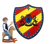 Juguete Medieval de Espuma - Arma de Juego de rol para niños, Suave, Ligera, Equipo portátil para Juegos de rol para niños, Entrenamiento de fantasía, Espada, Escudo,