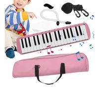 Juguete Melódica de 37 Teclas,Instrumento Melódica de 37 Teclas | Instrumento musical de teclado de piano de aire | Piano portát de armónica para niños, divertido teclado de golpe, instrumentos musi
