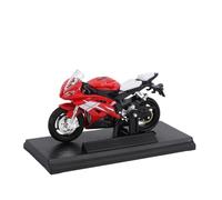 Juguete Modelo de Motocicleta 1:18, Réplica de Aleación Coleccionable de para Exhibir y Jugar, Adultos y Niños (Rojo)