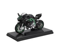 Juguete Modelo de Motocicleta de Aleación 1:18, Diseño Exquisito, Diversión para Niños y Coleccionistas para el Hogar o la Oficina (Black)