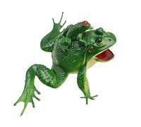 Juguete modelo de rana, simulación de sonido, rana realista, madre e hijo, sapo, rana falsa, accesorios para niños, decoración de acuario para el hogar de plástico