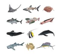 Juguete,Modelo Interactivo Cognitivo - Modelos de Pescado Artificial | para Baño Escuela Aprendizaje Hogar Exterior Familia Tiempo de Juego Aula Educación Exploración