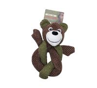 Juguete molar para perros de interior, juguete para perros de interior, masticador agresivo, resistente a la molienda, juguete interactivo de animales de dibujos animados para perros pequeños