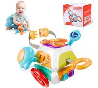 Juguete Montessori Baby Juguete sensorial Montessori de 1 año, Cubo de Actividades para niños de 1 a 3 años, Juguete de Habilidades motoras de 1 año Juguete temprano para los más pequeños