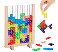 Juguete Montessori Puzzle de Acrílico, 3D Transparente Juego de Rompecabezas Inteligencia Colorido Bloques Geométricos Juguete Educativo Regalo para Niños 3 4 5 6 años