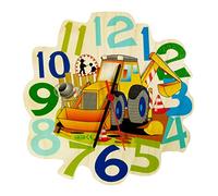 Juguete móvil de madera Hess 30287, obras multicolor multicolor