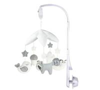 Juguete móvil para cuna: dispositivo de unidad de de decoración móvil con campana para cama de guardería de calidad, campana giratoria suspendida con melodías, diseño de doble propósit