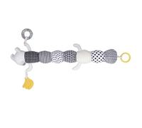 Juguete Musical de Peluche, Animal de Peluche con Regla para Estimulación Auditiva y Habilidades Motoras Finas, Sonajero Arrugado Multisensorial para el Tiempo Boca Abajo