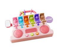 Juguete musical | Juguete educativo Piano y batería con diseño de autobús - Piano electrónico en forma de autobús con juego de batería, para viajes, cumpleaños, Navidad niña