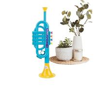 Juguete musical para niños, herramienta educativa temprana simulada, juego de rol trompeta infantil como juguete educativo, para niñas y niñas en el camino Año Nuevo preescolar guardería escuela