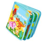 Juguete ocupado para niños - páginas de actividad sensorial práctica, libro de aprendizaje interactivo para niños pequeños | Juguete educativo tranquilo para viajes de viaje en coche, constructor