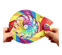 Juguete Óptico Madera - Puzzle Interactivo Rotación Embotamiento Manual, Actividad Sensorial Educativa Reflexión Visual, Promueve Coordinación Observación Paciencia, Fabricación Sólida Ecológica