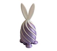Juguete para aliviar el estrés de conejitos de Pascua con impresión 3D en colores vibrantes, perfecto para decoración de vacaciones y regalo, decoración colorida de Pascua