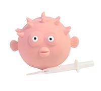 Juguete para apretar de animales, bola inflable para apretar con globos | Juguetes inflables únicos de animales marinos,Juguetes de estiramiento soplables con diseño de marinos con tubo de so