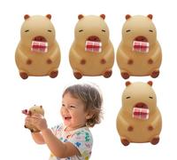 Juguete Para Apretar De Capibara, Paquete De 4 Pelotas Antiestrés De Capibara Con Lengua Que Sobresale, Capibara De Dibujos Animados Que Hace Rodar La Lengua, Pelotas Antiestrés Sensoriales De Animale