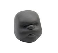 Juguete para apretar de Halloween, bola de rostro humano con ventilación portátil de agua divertida antiestrés de plástico de 1, 38x1, 57 pulgadas, juguete de ventilación lindo de color aleatorio