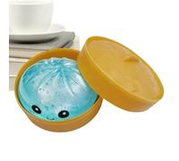 Juguete para apretar moño con purpurina, bola sensorial antiestrés, juguete para moño de 3.35 x 2.17 pulgadas con textura suave, juguetes antiestrés de gel resistente, aliviador de estrés con diseño b