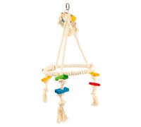 Juguete Para Aves Duvo+ Pirámide 35x35x73cm Con Cubos Y Cuerda