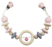 Juguete Para Bebé Cadena Para Cochecito Rosa BxLxH 490x35x70mm NUEVO Cuna Cadena