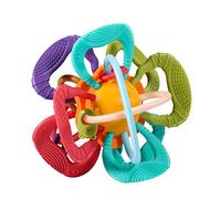 Juguete para bebé, Colorido Masaje de Encías, Mordedor, Sonajero, Juguete Sensorial con Sonido para Bebés, Material ABS, Edad Adecuada a Partir de 0 Años