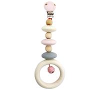 Juguete Para Bebé Remolque Rosa Natural BxLxH 70x35x200mm NUEVO Figura Clip