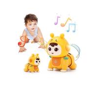 Juguete para bebés que gatean, con música y luz, amarillo, para el desarrollo temprano, unisex, a partir de 12 meses.