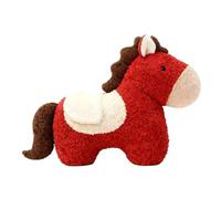 Juguete para caballo - Algodón PP | Peluche de cabra| Mini caballo flopsie para adultos, niñas, familia, coleccionistas, juegos, cumpleaños, decoración de año nuevo, habitaciones, decoraciones