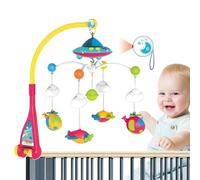 Juguete para cachorro, cuna móvil con música | Función proyector luces móviles de vivero teledirigido,Bebé multifuncional decoración de la cama, accesorios de jardín de infantes para amigos fam