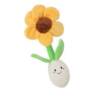 Juguete para cachorros, juguetes de peluche florales que suenan de juguete, mascotas educativas de alimentación lenta para mascotas