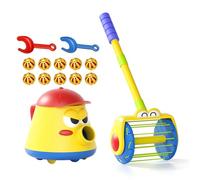 Juguete para caminar con dibujos animados, con bola de sonajero y sonidos atractivos para niños pequeños, exploradores, entretenimiento, juego de simulación, juguete educativo para niños pequeños