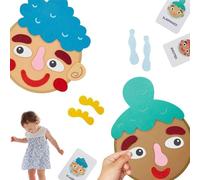 Juguete para construir empatía, herramienta de inteligencia emocional, juguete de aprendizaje interactivo, atención plena para interacción, pegatinas de emoticonos para niños para multijugador interac