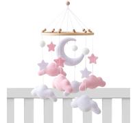 Juguete para cuna, muebles para cuna con forma de | Decoración relajante de fieltro, juego para niños, niñas y niños al lado de la cuna