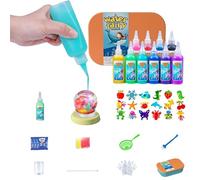 Juguete para elfo de agua - Elfo de agua - Juguetes coloridos para niños, creador creativo de la vida marina en 3D, para la fiesta educativa para los niños que aprenden Scientif
